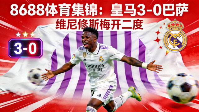 8688体育集锦：皇马3-0巴萨，维尼修斯梅开二度